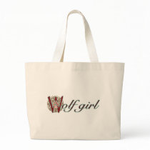 Wolf Girl Canvas Bag