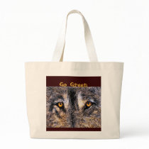 Wolf Green Tote BAg