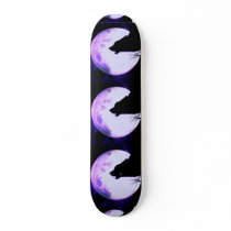 Wolf Howl on a Skateboard
