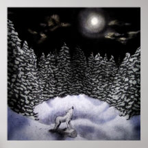 Wolf howl posters