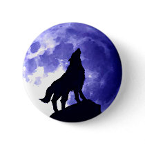 Wolf Howling at Moon