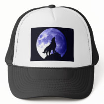 Wolf Howling at Moon
