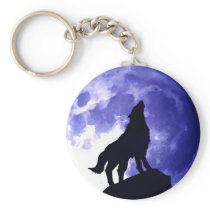Wolf Howling at Moon