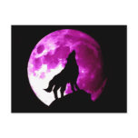 Wolf Howling at Moon