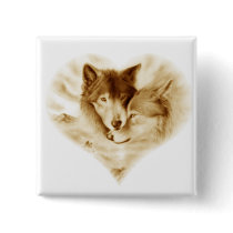 Wolf Love Buttons