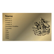 Wolf Man: Worlds Wildest Dad Business Card