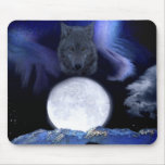 Wolf, Moon & Mountains