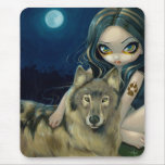 "Wolf Moon" Mousepad mousepads