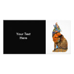 Wolf Patchwork Pet Photo Card