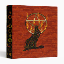 Wolf Pentagram Binders