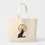 Wolf Pentagram Canvas Bags