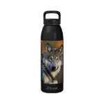 Wolf Photograph Water Bottle