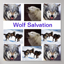 wolf salvation print