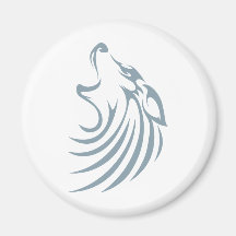 Wolf Shirts | Cool Custom Wolf Shirts Logo Refrigerator Magnets