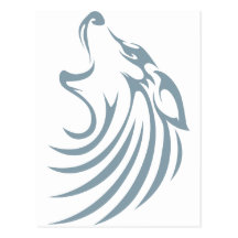 Wolf Shirts | Cool Custom Wolf Shirts Logo Post Card