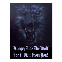 Wolf Spirit - Designer Postcard