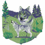 Wolf Spirit embroidered shirts