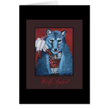Wolf Spirit note card