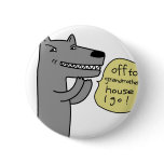 Wolf (white) buttons