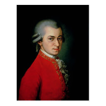 Wolfgang Amadeus Mozart, 1818 Post Card