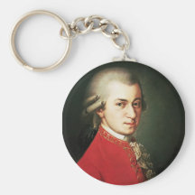 Wolfgang Amadeus Mozart Keychains
