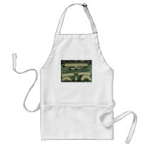 Wölfli 'Petrol' Fine Art Aprons