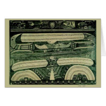 Wölfli 'Petrol' Fine Art Greeting Cards