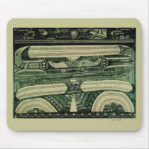 Wölfli 'Petrol' Fine Art Mousepad