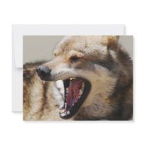 Wolf's Fangs Personalized Invite