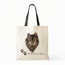 Wolves left footprints on my Heart, Wolf Quote Canvas Bags