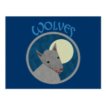Wolves Notes Card Post Cards