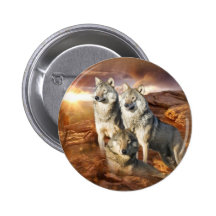 Wolves Trio Pins