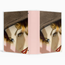 Woman 3 Ring Binder