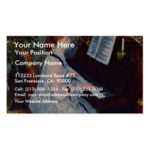 Woman At The Piano By Pierre-Auguste Renoir Business Card