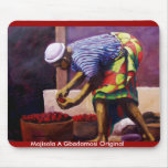 woman at well, Mojisola A Gbadamosi Original Mouse Pad