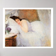 Woman Awakening, 1876 (oil on canvas) Print