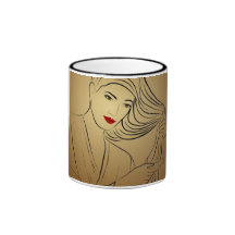 Woman Brushing Hair - Mug 2