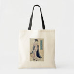 Woman carrying a paper lantern by Ikeda, Eisen Canvas Bag
