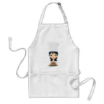 Woman chef Birthday cake Aprons