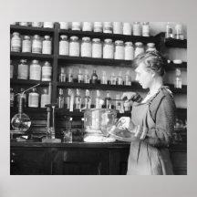 Woman Chemist, 1919 Posters