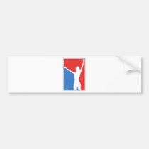 Woman design! Usa Flag Colours! bumper stickers
