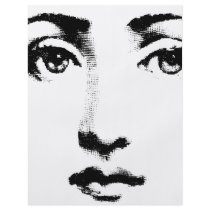 Woman face personalized flyer