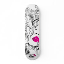 Woman Face Skate Deck