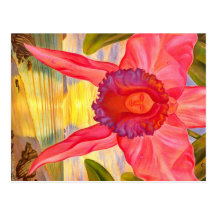 Woman Figure In Orchid - Postcard