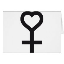 Woman heart karte