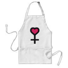 Woman heart schürzen