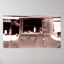 Woman in Eastman Kodak Co. Car Print