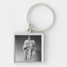 Woman in Evening Gown 2 Keychains