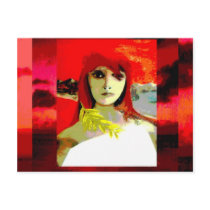 Woman in Red - Postcards