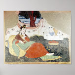 Woman in the Garden of Shah Abbas I Poster
